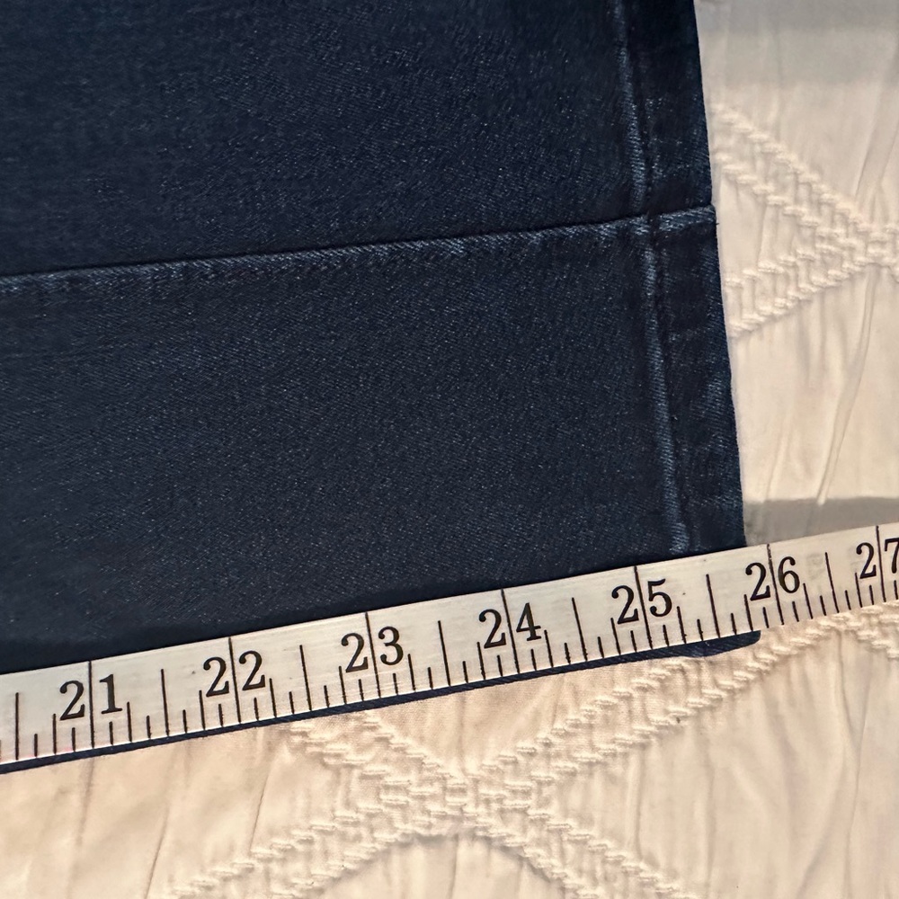 Betabrand Dark Blue Ankle Jeans - Picture 6 of 7